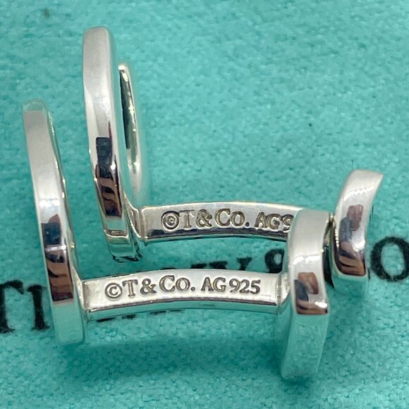 Tiffany 1837 Horseshoe Luck Cufflinks in Sterling Silver - Picture 4 of 10